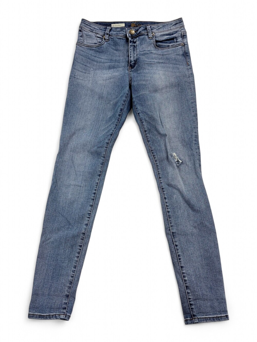 Kut From The Kloth High Rise Skinny Jeans Sz 10 Light Wash